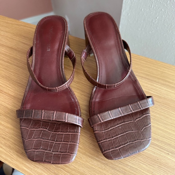 Marc Fisher Square Toe Sandals - Picture 2 of 5